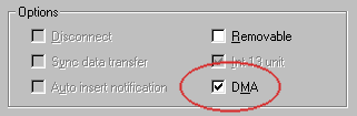 [DMA checkbox]